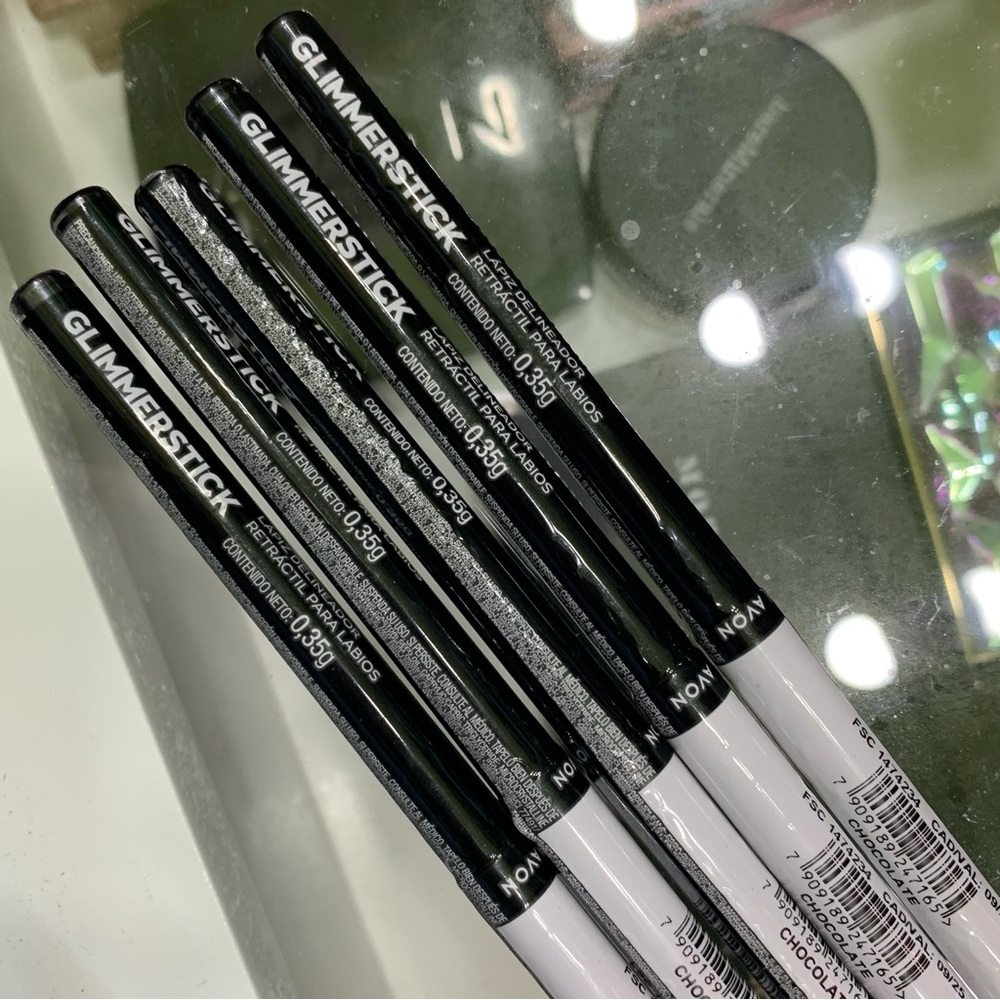 Avon Glimmerstick Lip Liners Chocolate - Picture 4 of 4